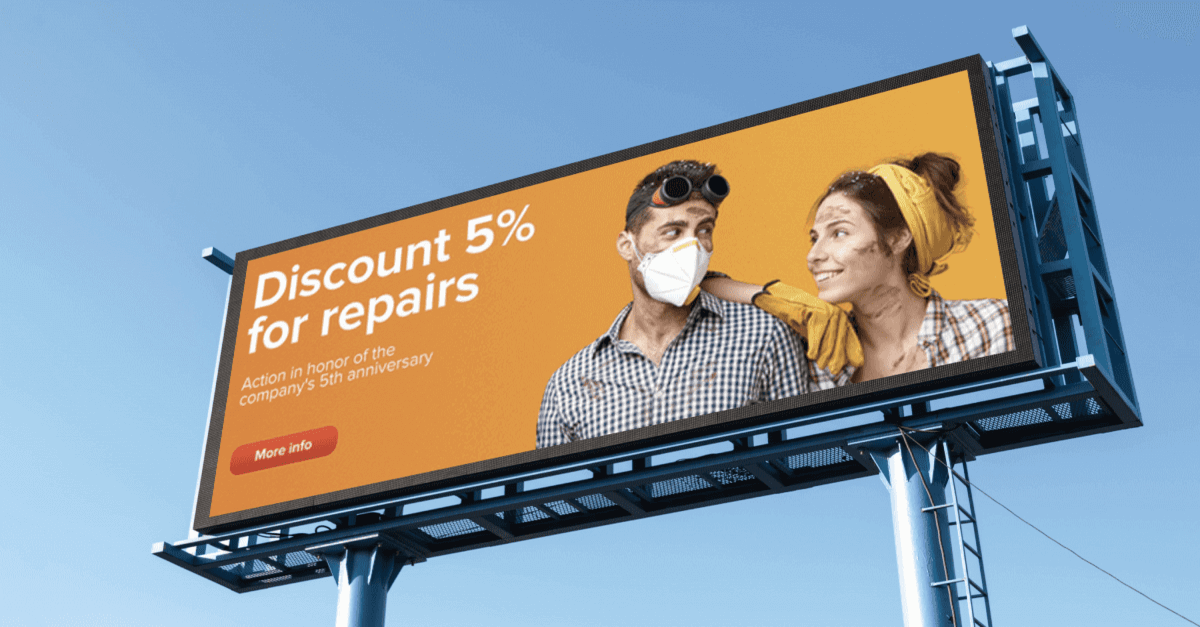 Création de Bannière Publicitaire impactant