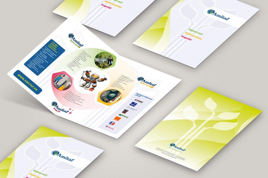 Conception de support imprimé