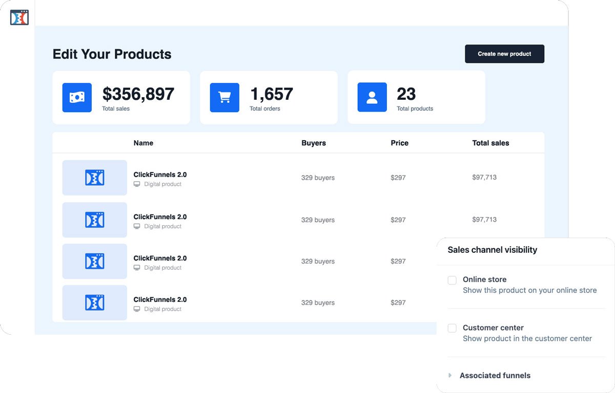Création de Tunnel de vente avec ClickFunnels