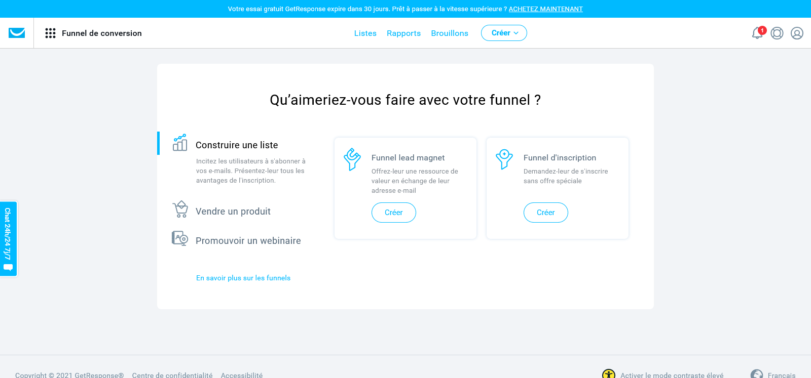 Marketing automation avec GetResponse