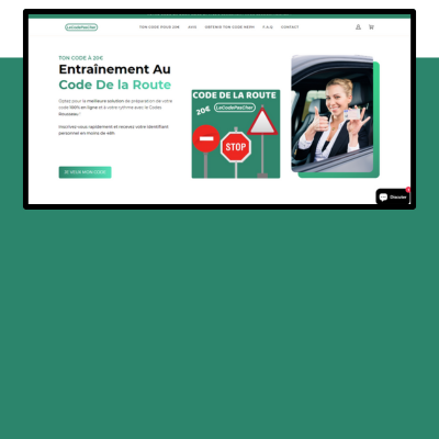 Le Code Pas Cher : Création de site vitrine sur Shopify par l'agence digitale Néo Médias.