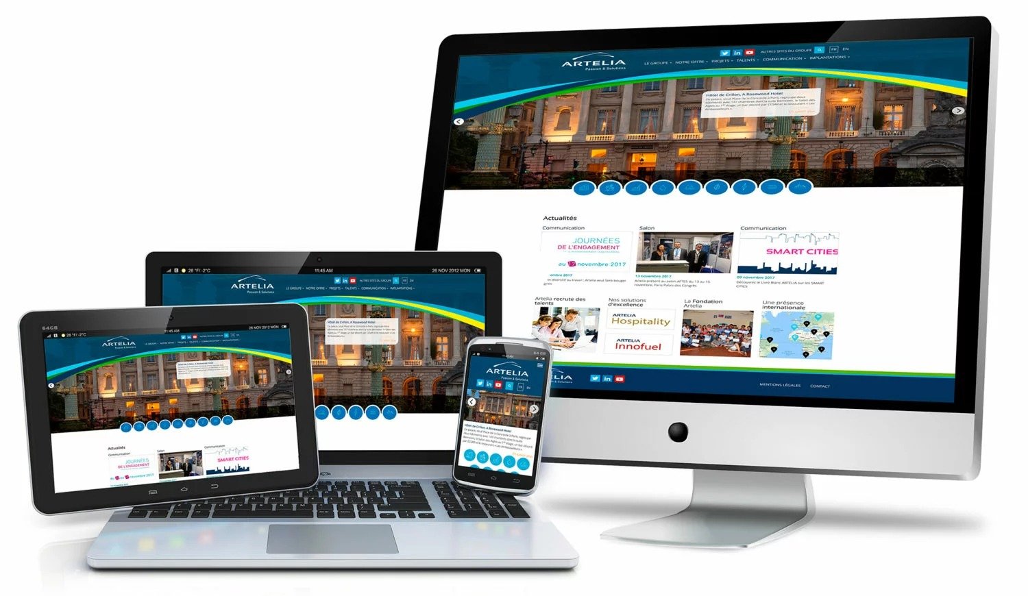 Site web professionnel pour entreprises au luxembourgeoises